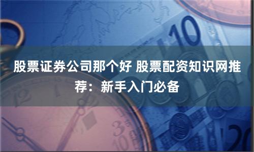 股票证券公司那个好 股票配资知识网推荐：新手入门必备