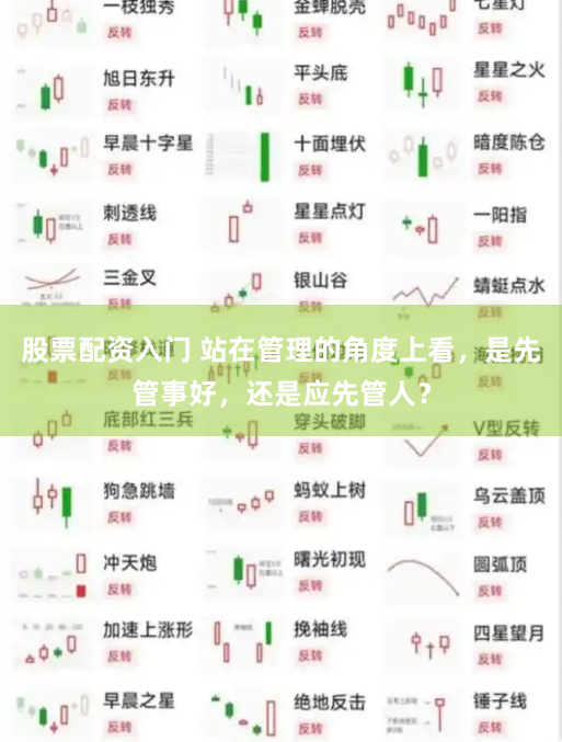股票配资入门 站在管理的角度上看，是先管事好，还是应先管人？
