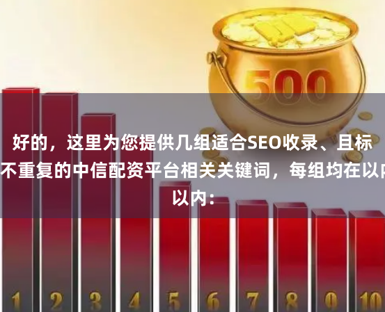 好的，这里为您提供几组适合SEO收录、且标题不重复的中信配资平台相关关键词，每组均在以内：